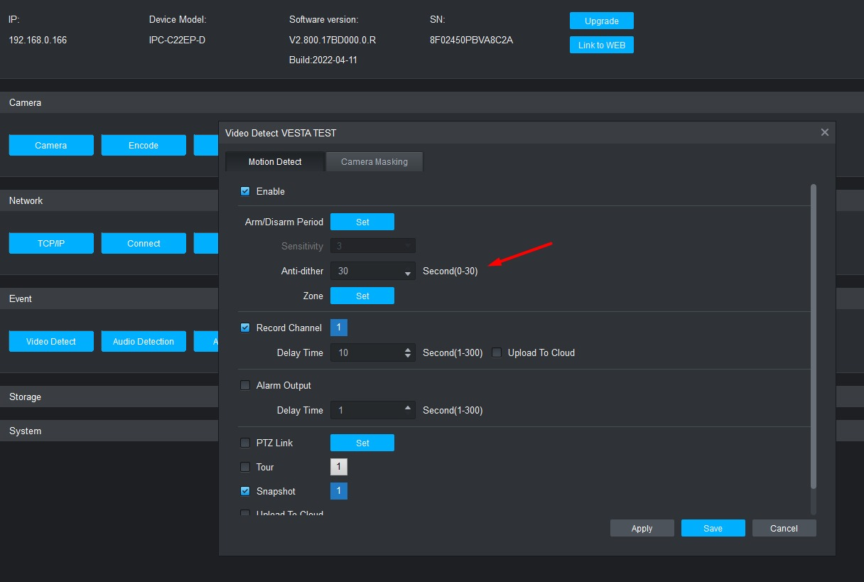 The Anti-Dither option